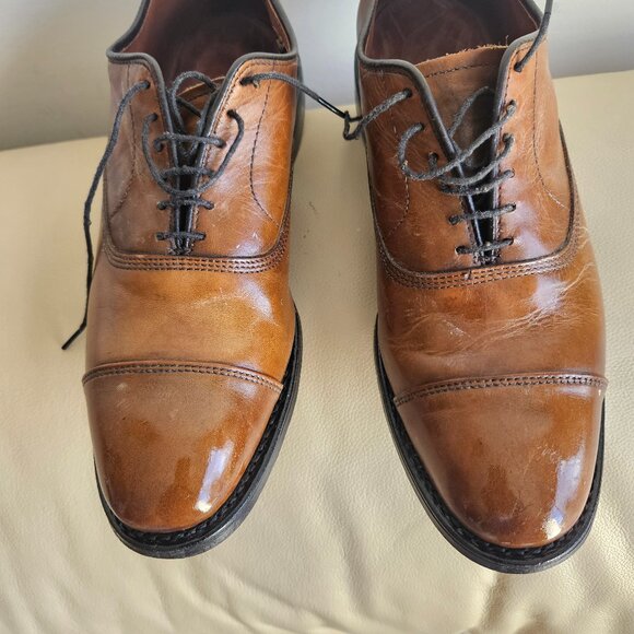 ALLEN EDMONDS PARK AVENU CAP TOE MENS 8 DRESS SHOE MADE IN USA BRAND NEW HEEL main image 7